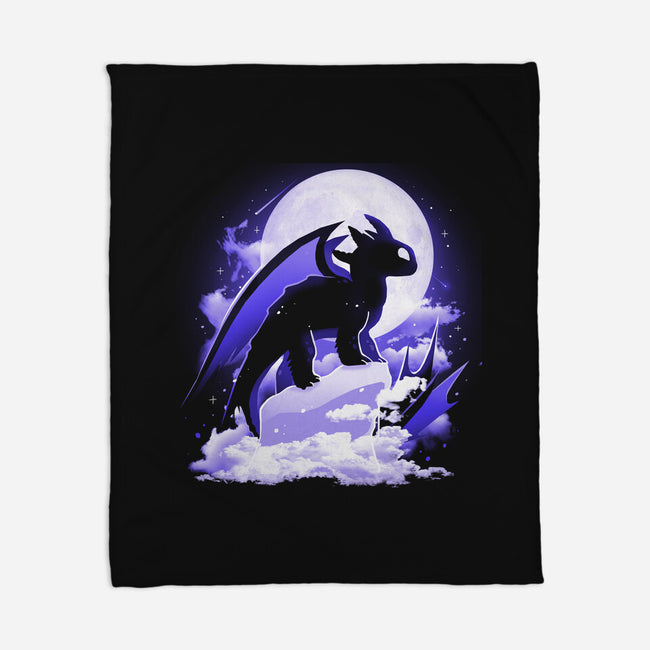 The Darkness Dragon-None-Fleece-Blanket-Vallina84