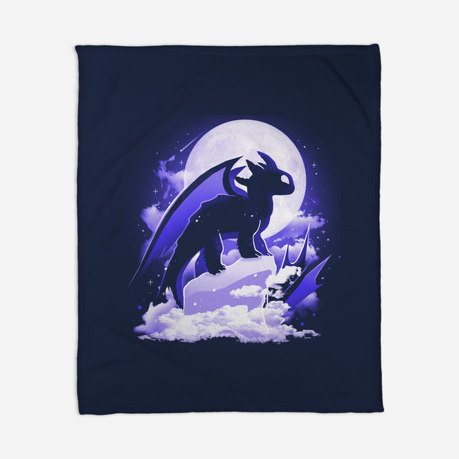 The Darkness Dragon-None-Fleece-Blanket-Vallina84