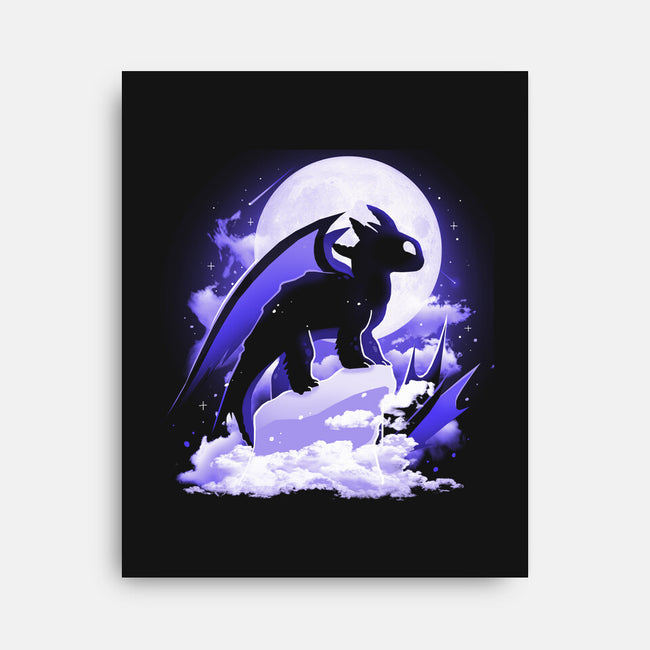 The Darkness Dragon-None-Stretched-Canvas-Vallina84