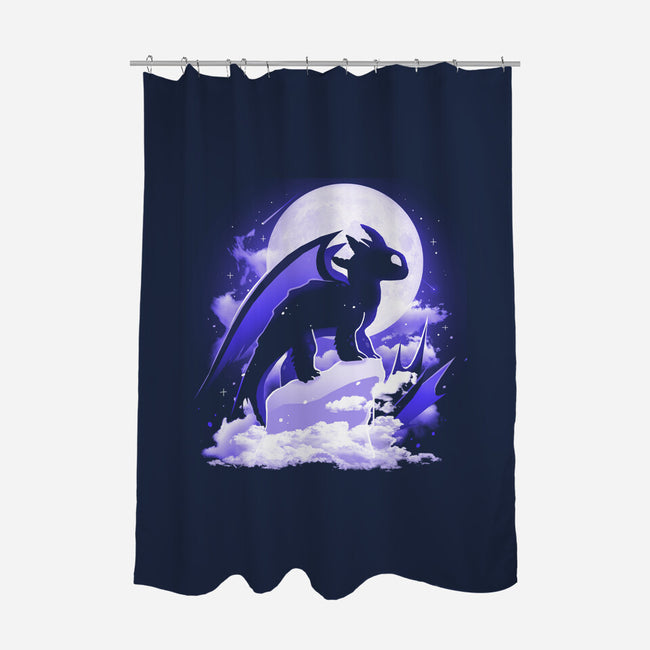 The Darkness Dragon-None-Polyester-Shower Curtain-Vallina84
