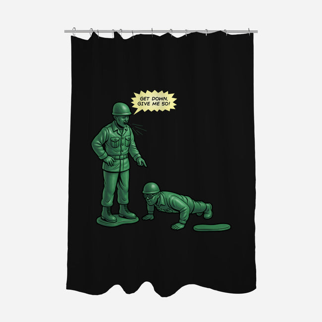 The Drill Never Ends-None-Polyester-Shower Curtain-Boggs Nicolas