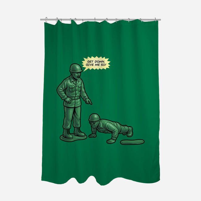 The Drill Never Ends-None-Polyester-Shower Curtain-Boggs Nicolas