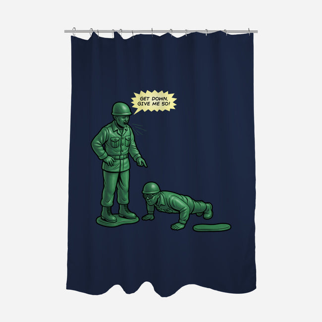 The Drill Never Ends-None-Polyester-Shower Curtain-Boggs Nicolas