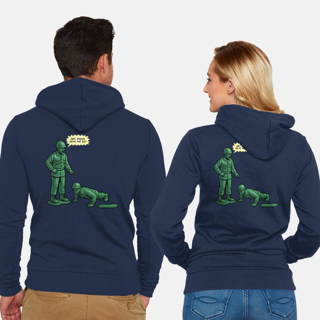 The Drill Never Ends-Unisex-Zip-Up-Sweatshirt-Boggs Nicolas