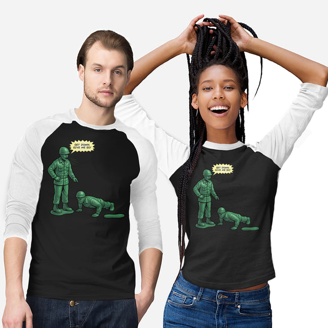 The Drill Never Ends-Unisex-Baseball-Tee-Boggs Nicolas