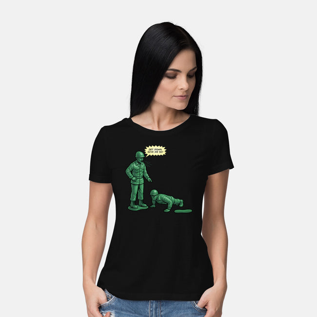 The Drill Never Ends-Womens-Basic-Tee-Boggs Nicolas
