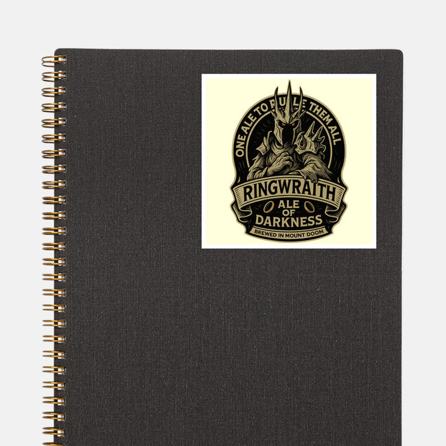 Ringwraith Ale Of Darkness-None-Glossy-Sticker-Immortalized