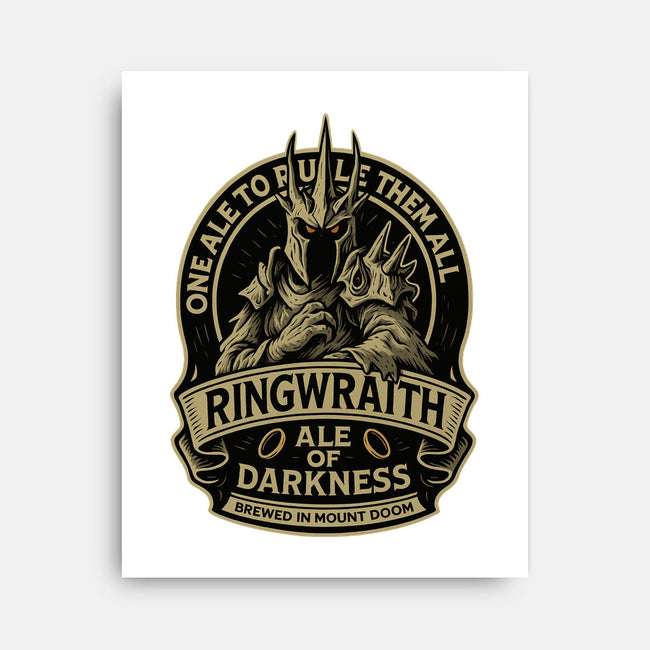 Ringwraith Ale Of Darkness-None-Stretched-Canvas-Immortalized