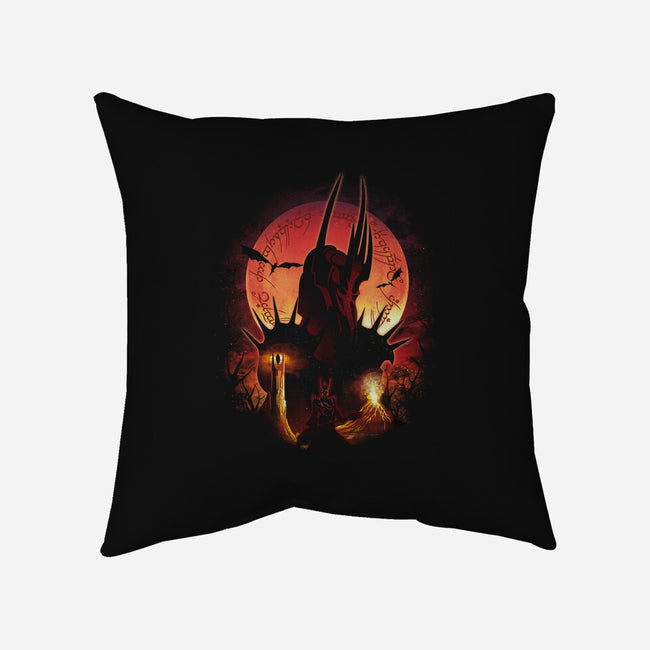 The Dark Lord Sauron-None-Removable Cover w Insert-Throw Pillow-dandingeroz