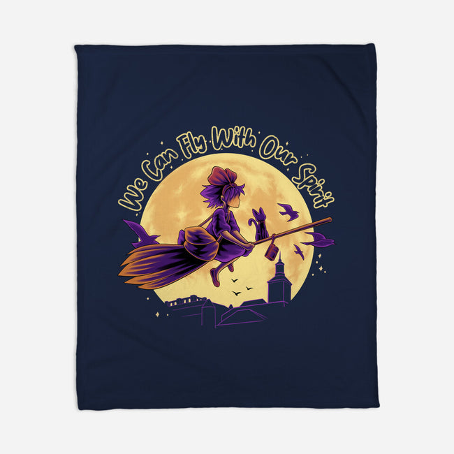 Fly With Our Spirit-None-Fleece-Blanket-rmatix