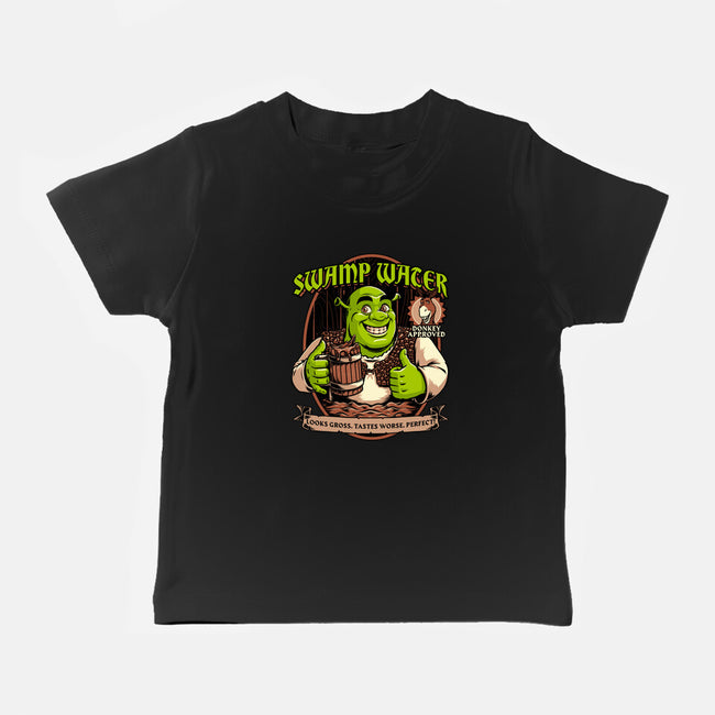 Green Ogre Drink-Baby-Basic-Tee-Studio Mootant