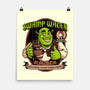 Green Ogre Drink-None-Matte-Poster-Studio Mootant