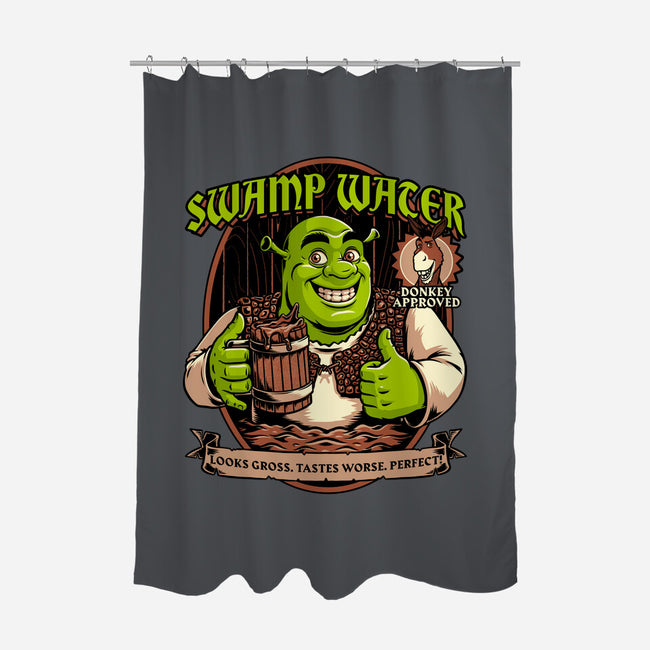 Green Ogre Drink-None-Polyester-Shower Curtain-Studio Mootant