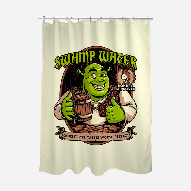 Green Ogre Drink-None-Polyester-Shower Curtain-Studio Mootant