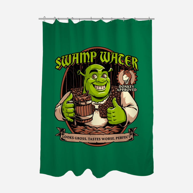 Green Ogre Drink-None-Polyester-Shower Curtain-Studio Mootant