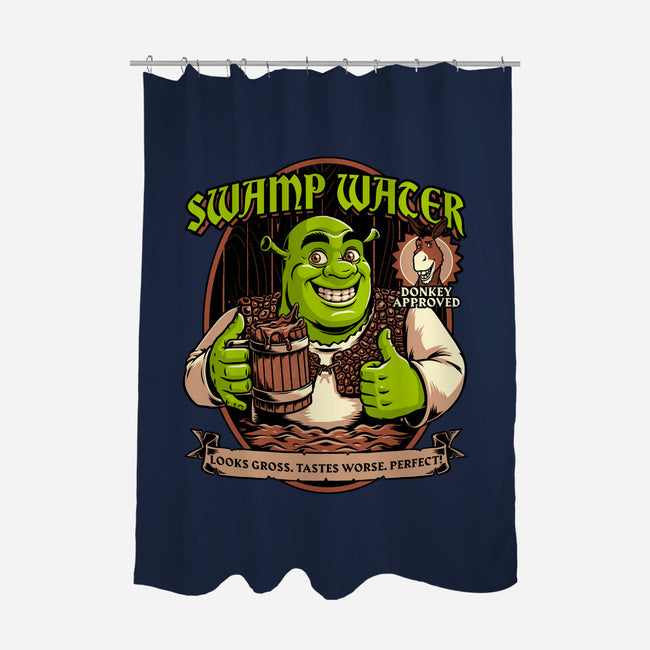 Green Ogre Drink-None-Polyester-Shower Curtain-Studio Mootant