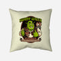 Green Ogre Drink-None-Removable Cover w Insert-Throw Pillow-Studio Mootant