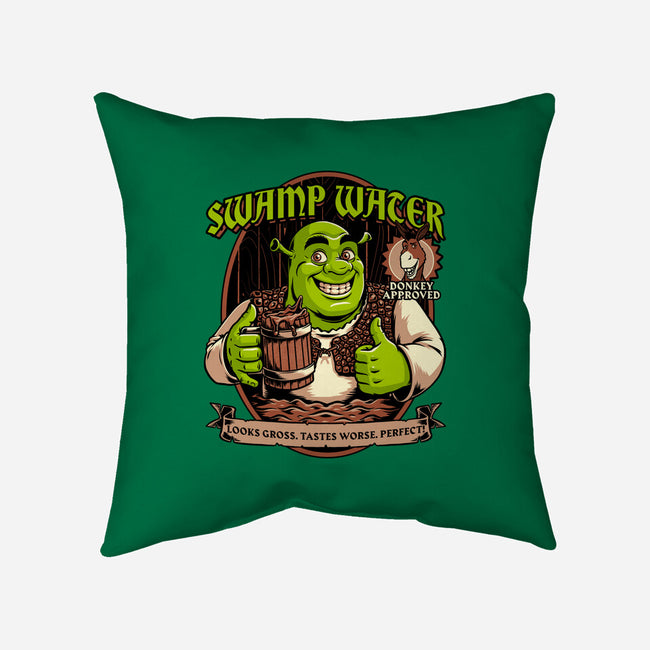 Green Ogre Drink-None-Removable Cover w Insert-Throw Pillow-Studio Mootant