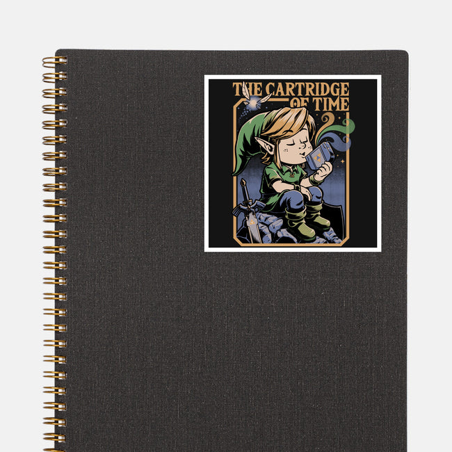 Vintage Game Music Elf-None-Glossy-Sticker-Studio Mootant