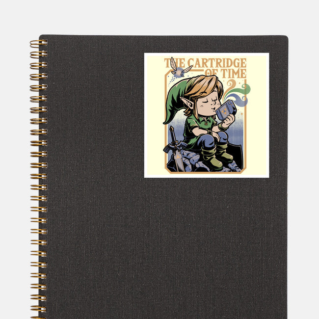 Vintage Game Music Elf-None-Glossy-Sticker-Studio Mootant