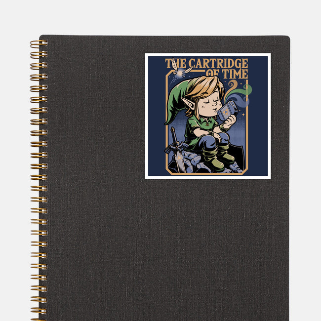 Vintage Game Music Elf-None-Glossy-Sticker-Studio Mootant