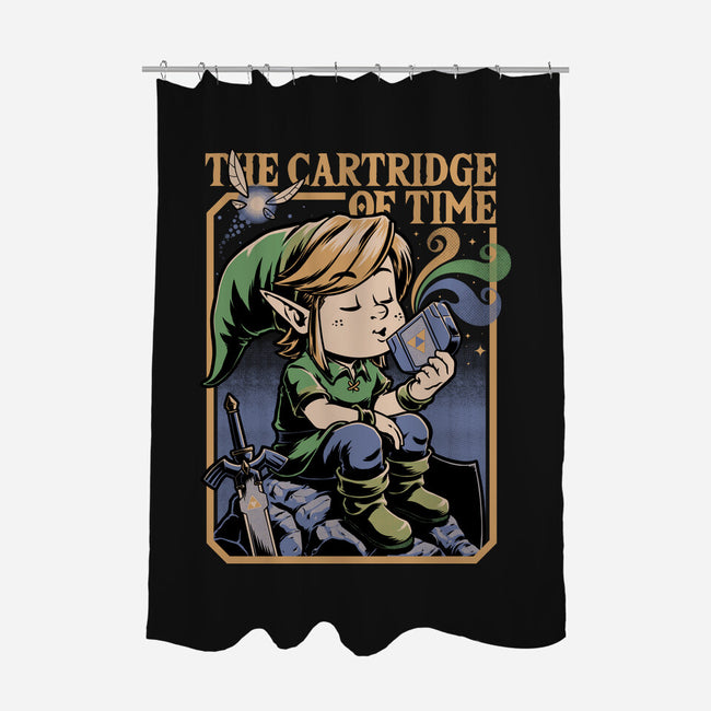 Vintage Game Music Elf-None-Polyester-Shower Curtain-Studio Mootant