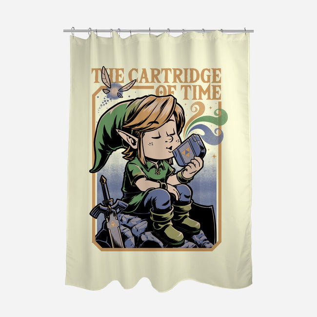 Vintage Game Music Elf-None-Polyester-Shower Curtain-Studio Mootant