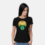 Guy Lantern-Womens-Basic-Tee-rocketman_art