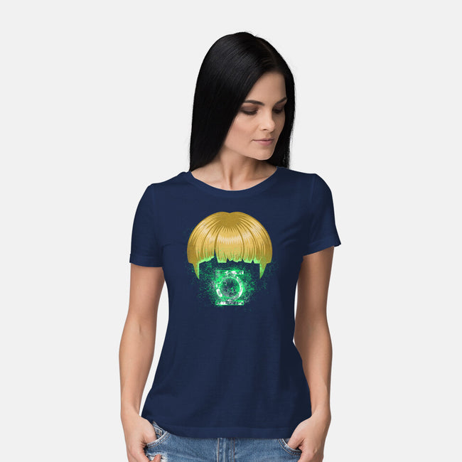 Guy Lantern-Womens-Basic-Tee-rocketman_art