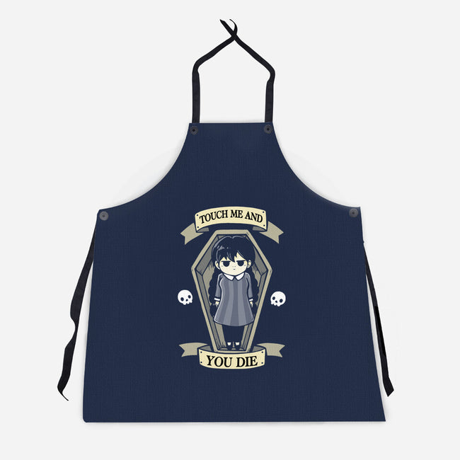 Touch Me And You Die-Unisex-Kitchen-Apron-Vallina84