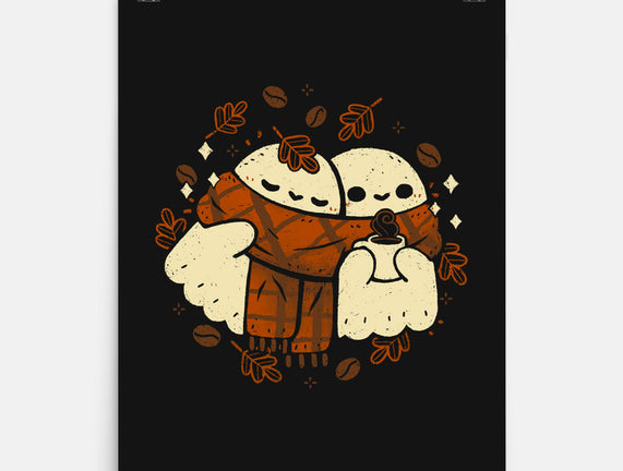 Autumn Vibes Cute Ghosts