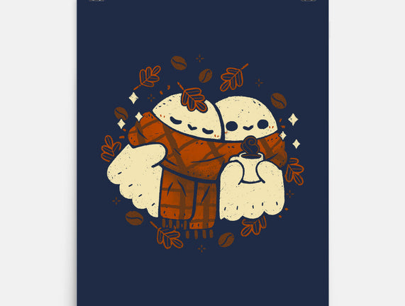Autumn Vibes Cute Ghosts