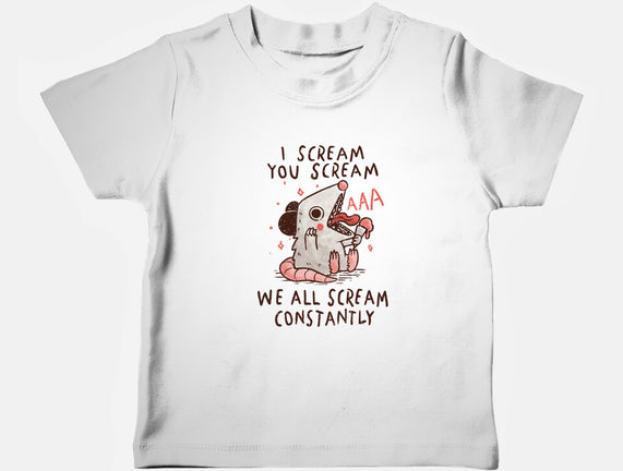 We All Scream Constantly