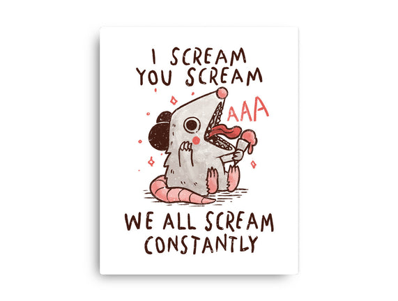 We All Scream Constantly