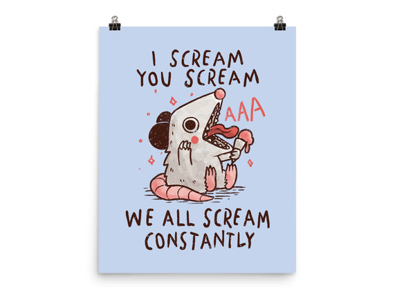 We All Scream Constantly