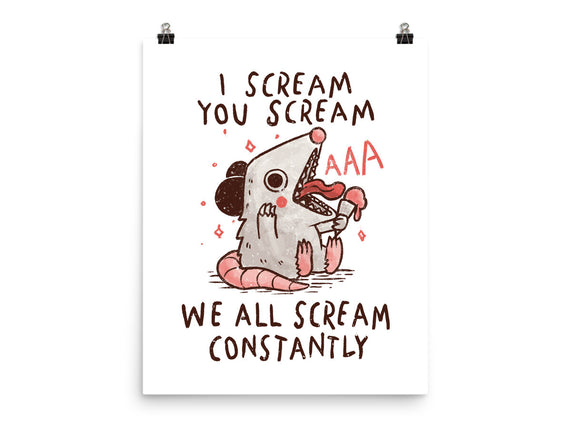 We All Scream Constantly