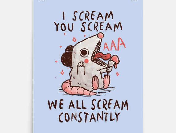 We All Scream Constantly