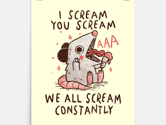 We All Scream Constantly