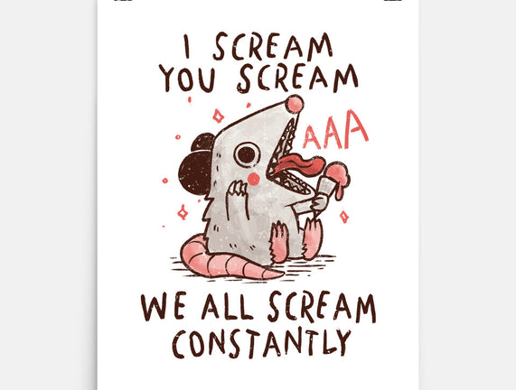 We All Scream Constantly