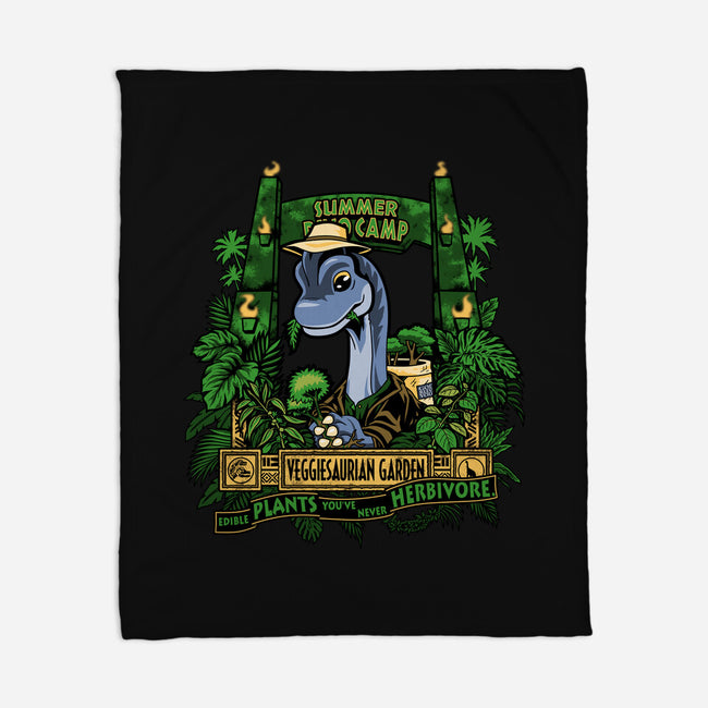Veggiesaurian Garden-None-Fleece-Blanket-PrimePremne