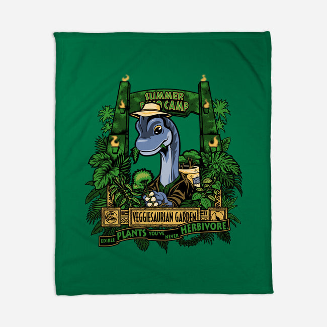 Veggiesaurian Garden-None-Fleece-Blanket-PrimePremne
