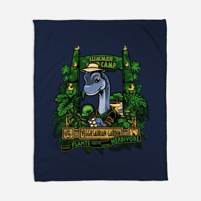 Veggiesaurian Garden-None-Fleece-Blanket-PrimePremne