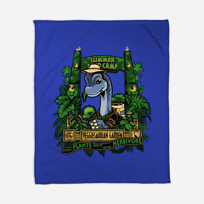 Veggiesaurian Garden-None-Fleece-Blanket-PrimePremne