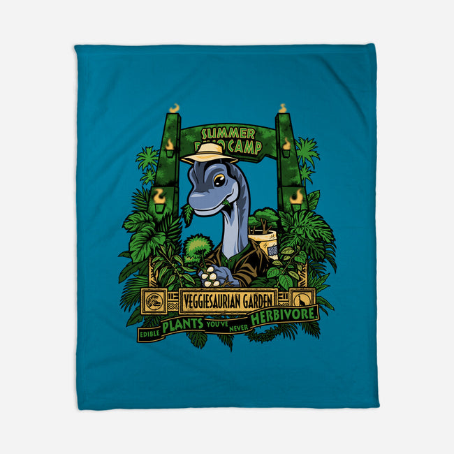 Veggiesaurian Garden-None-Fleece-Blanket-PrimePremne