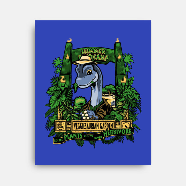 Veggiesaurian Garden-None-Stretched-Canvas-PrimePremne