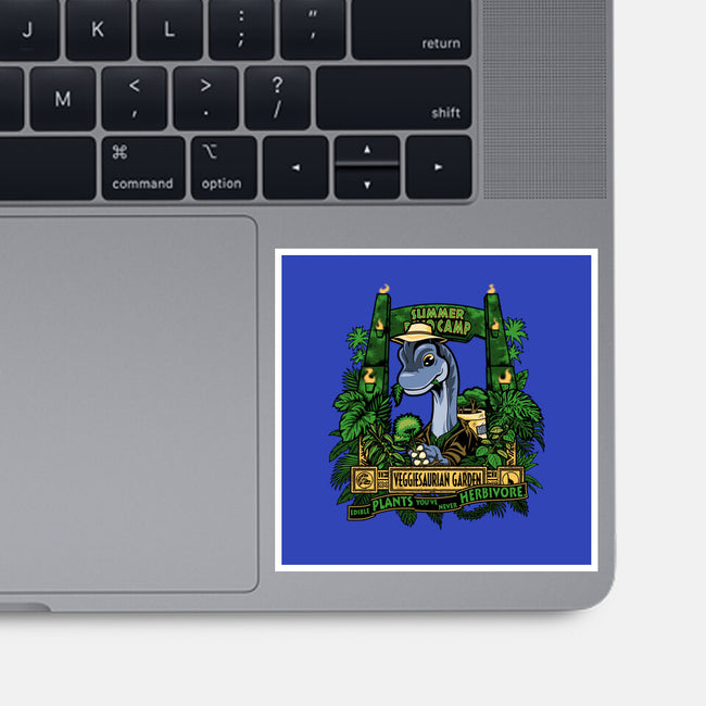 Veggiesaurian Garden-None-Glossy-Sticker-PrimePremne