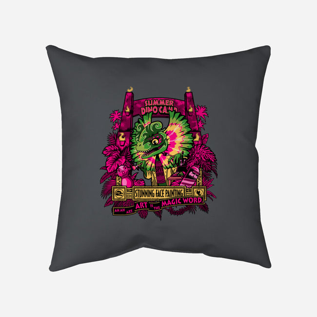 Stunning Face Painting-None-Removable Cover w Insert-Throw Pillow-PrimePremne