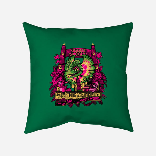 Stunning Face Painting-None-Removable Cover w Insert-Throw Pillow-PrimePremne