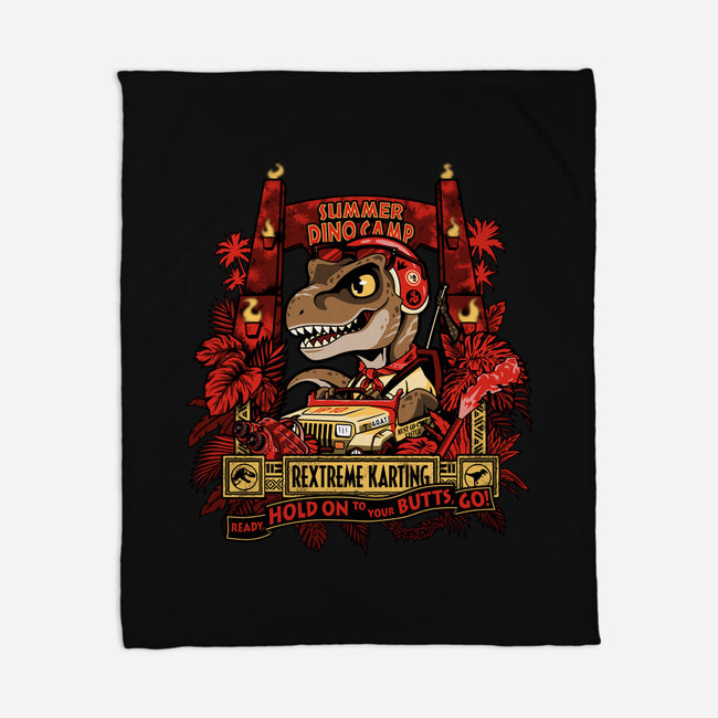 Rextreme Karting-None-Fleece-Blanket-PrimePremne