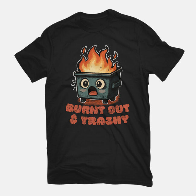 Burnt Out And Trashy-Mens-Premium-Tee-Lorets